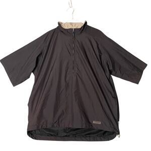 Sunice Men's XL Black Short Sleeve Golf Windbreaker Jacket  2435 Casual A114